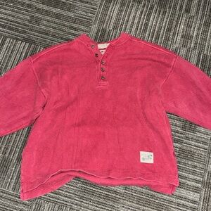Sonoma Men's red Button Down Shirt